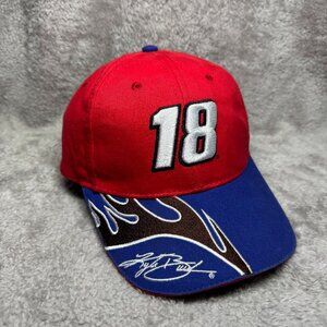 Kyle Busch Hat Cap #18 M&M's Red Blue Winners Circle Adjustable Nascar Racing